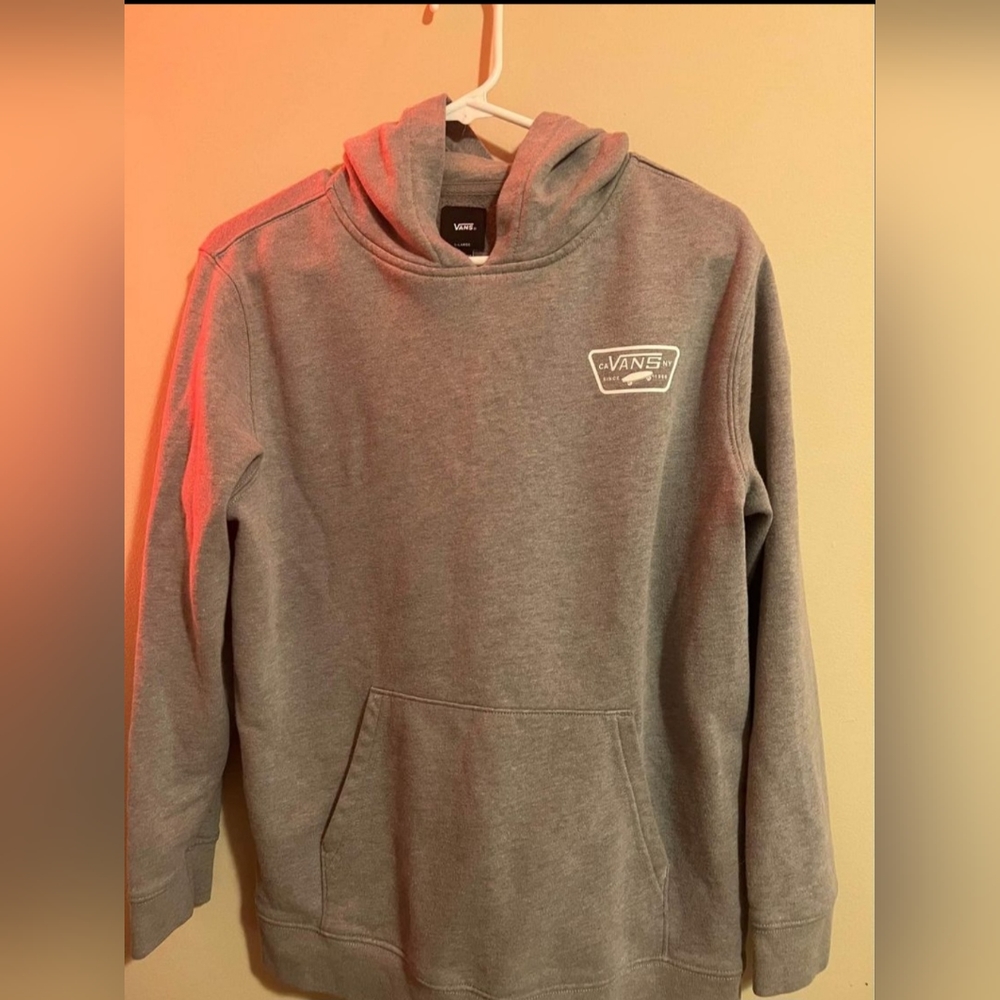 Boys XL Gray Vans Hoodie